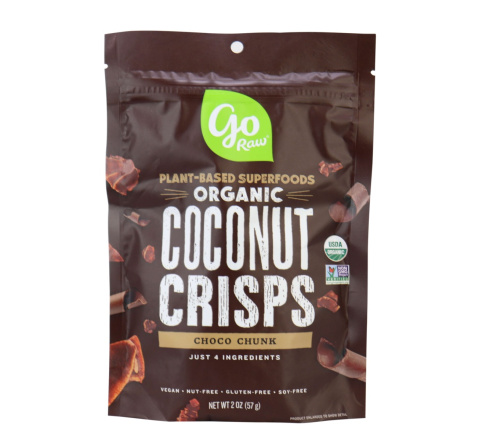 Go Raw Organic Choco Chunk Coconut Crisps, 57g