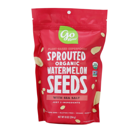 Go Raw Organic Sprouted Watermelon Seeds, 284g
