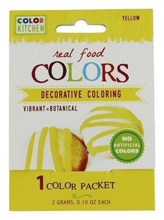 ColorKitchen Yellow Food Coloring, 2g packet