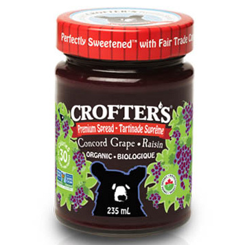 Crofter's Organic Premium Concord Grape Spread, 235ml