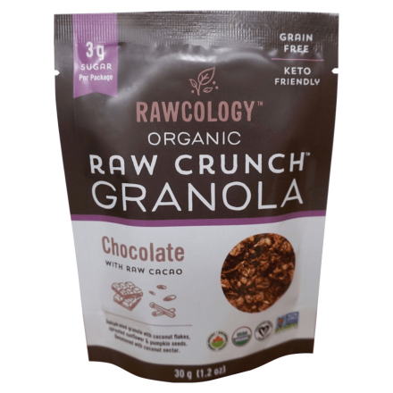 Rawcology Chocolate Raw Crunch Granola, 30g