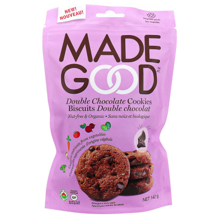 MadeGood Allergen Friendly Cookies Double Chocolate, 142g