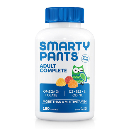 SmartyPants Adult Complete Vitamins, 180 gummies