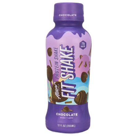Front of Alani Nu Fit Shake Gluten Free Protein Shake Chocolate