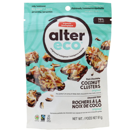 Alter Eco Original Coconut Clusters, 91g