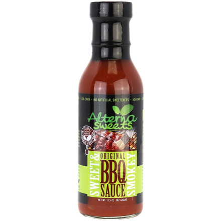 Alterna Sweets Sugar-Free BBQ Sauce Sweet & Smokey, 382g