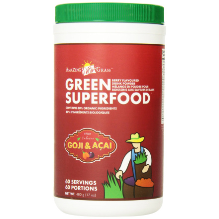 Amazing Grass Berry Green Superfood Powder (60 Servings), 480g