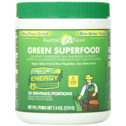 Amazing Grass Lemon Lime Green Superfood Powder (30 servings), 210g