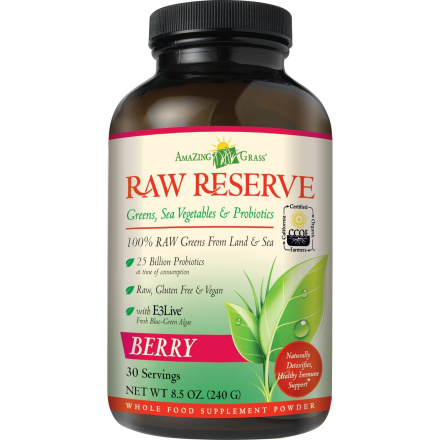 Amazing Grass Berry Raw Reserve Green Superfood Powder (30 servings), 240g