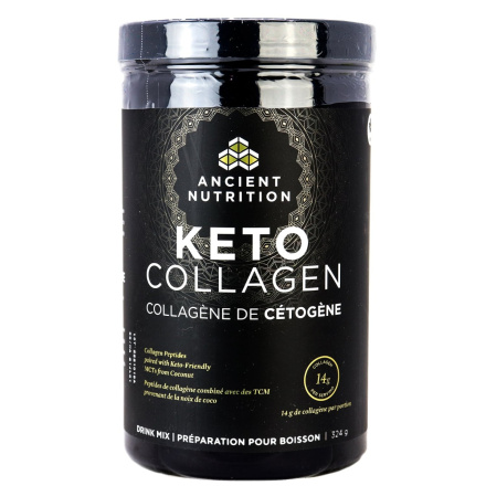 Ancient Nutrition Keto Collagen Peptides With MCT, 324g
