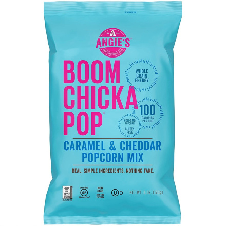 Angie's Boom Chicka Pop Caramel & Real Cheddar Popcorn Mix, 170g