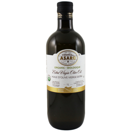 Asaro Organic Extra Virgin Olive Oil, 1L