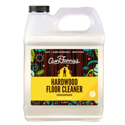Front of Aunt Fannie's Hardwood Floor Cleaner Bright Lemon, 946 mL