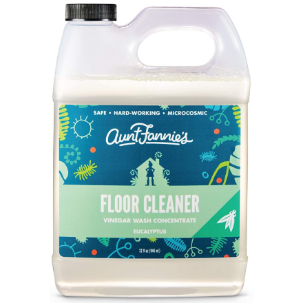 Front of Aunt Fannie's Vinegar Wash Floor Cleaner Eucalyptus, 946 mL