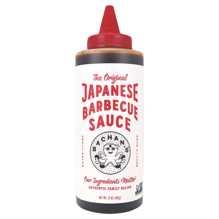 Front of Bachan's Japanese Barbecue Sauce Original 