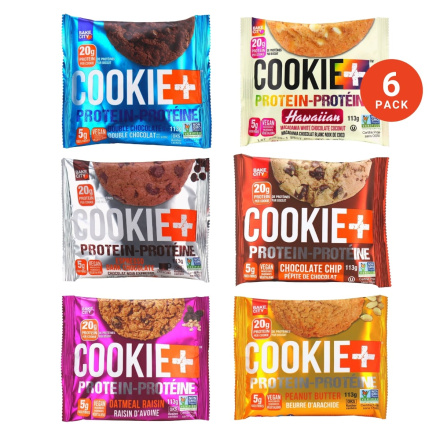 Bake City Vegan Protein Cookies Variety Pack, 6 Pack