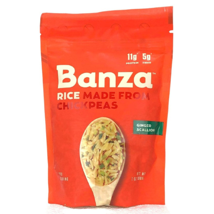 Front of Banza Chickpea Rice Ginger Scallion