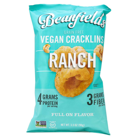 Beanfields Grain-Free Vegan Cracklins Ranch, 99g