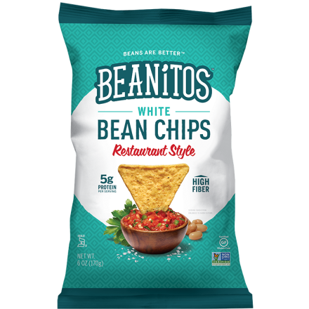 Beanitos Restaurant Style White Bean Chips with Sea Salt, 283g