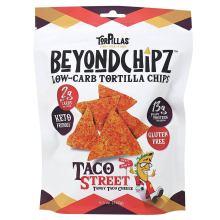 Front of BeyondChipz Taco Street, 150g
