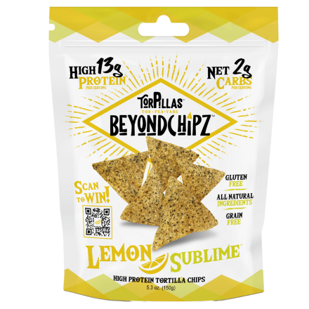 Front of BeyondChipz Lemon Sublime, 150g