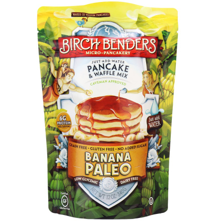 Birch Benders Paleo Banana Pancake & Waffle Mix, 340g