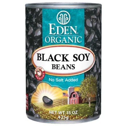 Eden Foods Organic Black Soybeans, 398mL