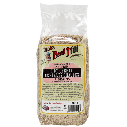 Front of Bob's Red Mill 7 Grain Hot Cereal, 708g