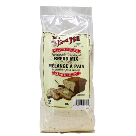 Front of Bob's Red Mill Gluten Free Homemade Wonderful Bread Mix, 453g