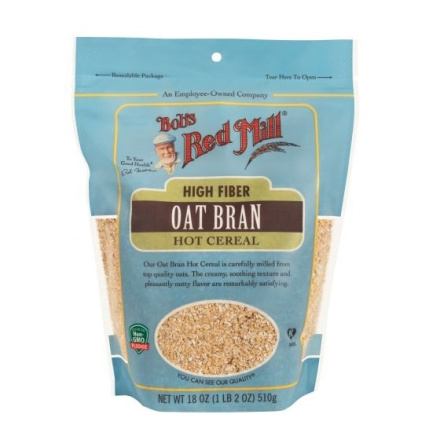 Bob's Red Mill High Fiber Oat Bran Hot Cereal, 510g