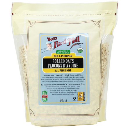 Bob's Red Mill Organic Old Fashioned Rolled Oats, 907g