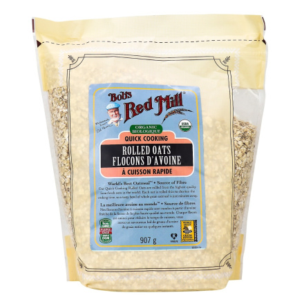 Bob's Red Mill Organic Quick Cooking Rolled Oats, 907g