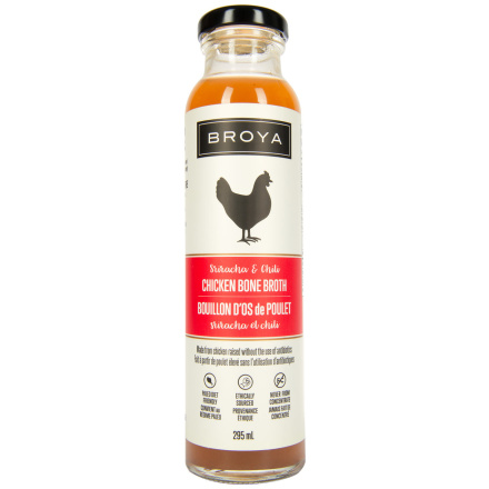 Broya Organic Chicken Bone Broth Sriracha & Chili, 500ml