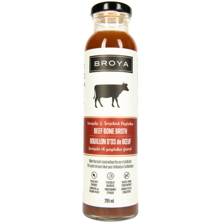 Broya Grass-Fed Beef Bone Broth Tomato & Smoked Paprika, 500ml