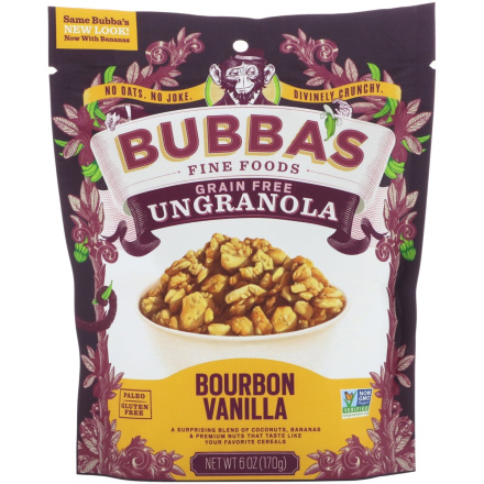 Bubba's Bourbon Vanilla UnGranola Grain-Free, 170g
