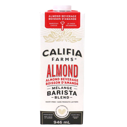 Front of Califia Almond Barista Blend
