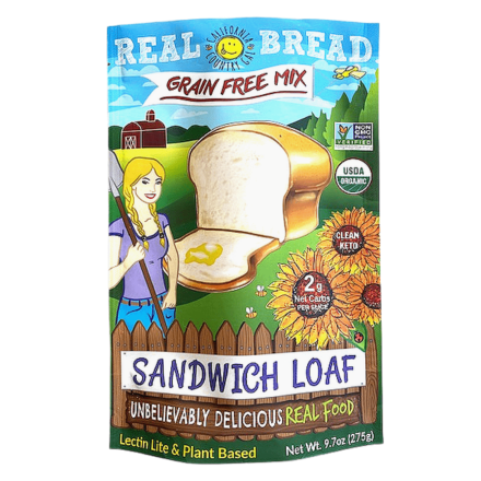 Front of California Country Gal Grain-Free Sandwich Loaf Mix, 275g