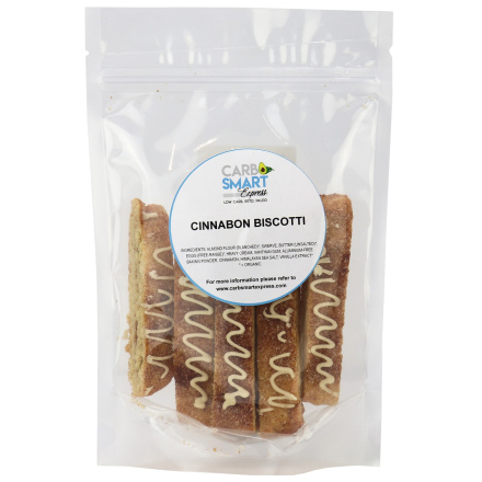 Carb Smart Express Cinnabon Biscotti, 5 Count