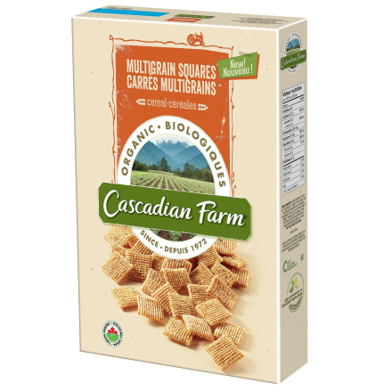 Cascadian Farm Multi Grain Squares Cereal, 350g