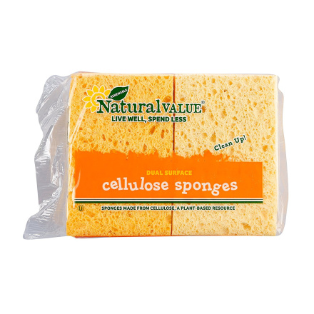 Natural Value Cellulose Sponges, 4 Ct