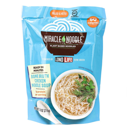 Miracle Noodle Bone Broth Chicken Noodle Soup, 215g