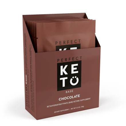 Perfect Keto Base Chocolate Single-Serve, 5 Packets