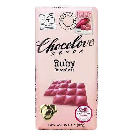Chocolove XO Ruby 34% Cocoa Chocolate, 87g
