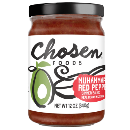 Chosen Foods Muhammara Red Pepper Simmer Sauce, 340g
