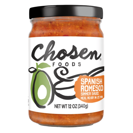 Chosen Foods Spanish Romesco Simmer Sauce, 340g