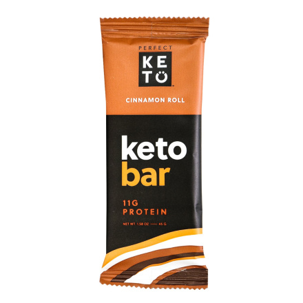 Perfect Keto Bar Cinnamon Roll, 1 Bar