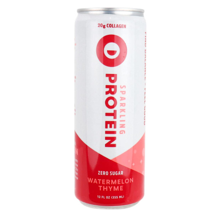 Front of Circle Sparkling Protein Zero Sugar Watermelon Thyme, 355mL