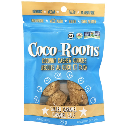 Coco-Roons Coconut Cashew Cookies Salted Caramel, 85g