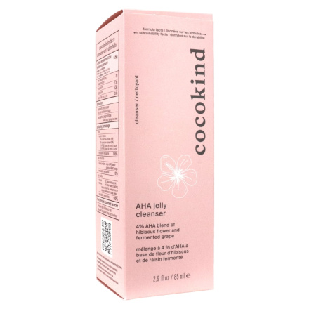 Front of Cocokind AHA Jelly Cleanser