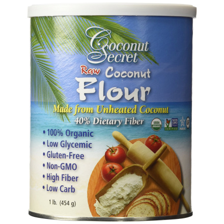 Coconut Secret Organic Raw Coconut Flour, 454g